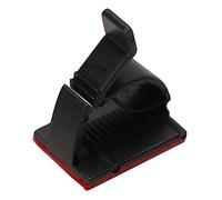 POPETPOP 100Pièces Clips de Câble Auto Adhésifs Réglables Acrylique Noir Organisateur de Fils pour Bureau et Maison Fixation Durable et Réutilisable