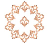 POPETPOP 100pièces Déco Cuivre pour Meubles Appliques Décoratives pour Tiroirs Et Armoires Autocollants Cuivre pour Transformation De Votre Mobilier