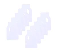 POPETPOP 100Pièces Étiquettes Réutilisables Imperméables pour Bouteilles de Vin de Étiquettes pour Cave à Vin Écriture Facile et Effaçable