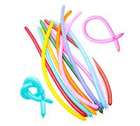 POPETPOP 100Pièces Lot de Ballons Tordus Multicolores pour Fête pour Décorations et Créations de Fleurs et Bouquets