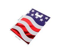 POPETPOP 100pièces Sachets Papier Drapeau Américain Contenant à Bonbons Rouge Blanc et Bleu Sachets Cadeaux pour Fête Nationale Américaine