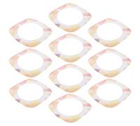 POPETPOP 10pcs Anneaux Protecteurs en Papier pour Chauffe-cire, Accessoires Universels pour Machine à Cire, Tapis Anti-débordement pour Usage Professionnel et Domestique