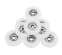POPETPOP 10pcs Nylon Pulley with Embedded 625 Bearing U Groove Design for Sliding Lifting Windows Doors Systems in Home with Higher Stability and Wear Resistance