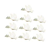 POPETPOP 10pièces Broche Oiseau De Paix Élégante Métal Lot De Pin s Animaux à Branches Olivier Pour Femme Accessoire Raffiné Pour Écharpes Manteaux Et Tenues Quotidiennes