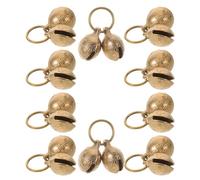 POPETPOP 10pièces Clochettes pour Colliers Animaux avec Tête de Tigre Accessoires Décoratifs Métal pour Colliers de Chiens Chats Clair et Net pour Sécurité des Animaux