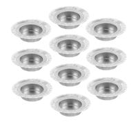 POPETPOP 10pièces Couvercle Métallique pour Bougies Inserts Acier pour Pots à Large Accessoires Décoratifs pour Événements Et Maison