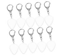 POPETPOP 10pièces Étui pour Médiators de Guitare avec Porte-clés Boîte de Rangement Portable pour Médiators Étui pour Léger pour Guitares Acoustiques et Électriques