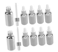 POPETPOP 10pièces Flacons Compte-gouttes Réutilisables et Étanches pour Huiles Essentielles avec Pipette Doseuse Précise