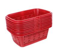 POPETPOP 10pièces Lot De Paniers à Baies Plastique Pour Fruits Légumes Récolter Et Ranger Mini Portable