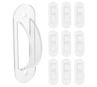 POPETPOP 10pièces Plaque de Protection pour Interrupteur Cache-interrupteur Transparent Protection Murale pour Interrupteur à Bascule Plaques de Finition Électrique Lot de Caches de Sécurit