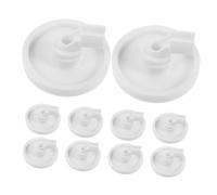 POPETPOP 10pièces Roulettes et Picots pour Panier Lave-vaisselle de Rechange Plastique Kit de Remplacement pour Panier Bas de Roues pour Réparations