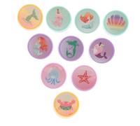 POPETPOP 10pièces Tampons Animaux Marins pour Garçon Fille Lot de Plastique Motifs De Dessins Animés pour Carnets Et Activités Créatives
