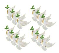 POPETPOP 12 Pièces Broche Paix en Alliage de Zinc, Accessoire Polyvalent et Solide, Style Élégant et Délicat, Funérailles Jour du Souvenir
