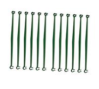 POPETPOP 12 pièces Connecteurs de Tuteurs Plantes Grimpantes Supports pour Cages et Treillis de Jardin Brackets Flexibles et Durables pour et Végétaux