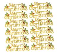 POPETPOP 12 pièces Décorations de Porte Plastique avec Lettrage de Noël Pendentifs Joyeux Noël pour Décoration de Maison et