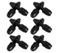 POPETPOP 12 Pièces Inserts Plastique pour Bande de Chasse Accessoires de Réparation pour Élastiques Caoutchouc de Rechange Noires pour Plongeurs
