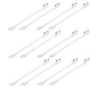 POPETPOP 12 Pièces Lab Spoons Stainless Steel Double Ended Mixing Spatulas Lightweight Portable Tools For Laboratory Kitchen Classroom Use