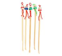 POPETPOP 12 pièces Lot de Oreilles Bois Cartoon Adorables Nettoyant Cérumen et Pratique Accessoires Oreille Cadeau Surprise Anniversaire Kermesse Couleur Aléatoire Couleur Aléatoire