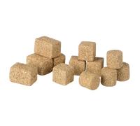 POPETPOP 12 pièces Mini Ballots de Foin Décoratifs Accessoires Miniatures pour Maison de Poupée et Décoration Jardin DIY Modèles Ronds et Carrés pour Ferme et Table de Assortiment