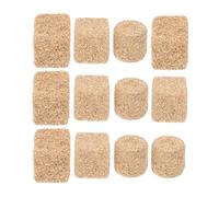 POPETPOP 12 pièces Miniature Hay Bales Set Simulated Straw Stacks for Dollhouse Decoration Assorted Shapes Round Square Rectangular with Smooth Edges Realistic Farmhouse Style Home Decor