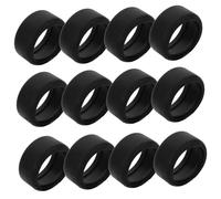 POPETPOP 12 pièces Modèle Voiture Rc Pneus Caoutchouc pour Bricolage Protection des Pneumatiques Accessoires de Remplacement pour Voitures Bateaux et Hélicoptères Miniatures