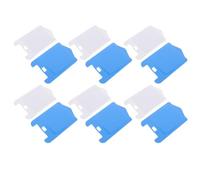 POPETPOP 12 Pièces Piège à Insectes Volant avec Recharge Adhésive Double Face Bleue en Abs, sans Produits Chimiques, Design Facile à Remplacer, pour Cuisines et Espaces Intérieurs Sensibles