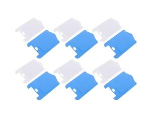 POPETPOP 12 Pièces Piège à Insectes Volant avec Recharge Adhésive Double Face Bleue en Abs, sans Produits Chimiques, Design Facile à Remplacer, pour Cuisines et Espaces Intérieurs Sensibles