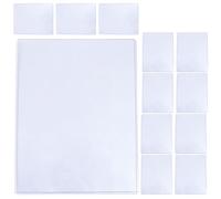 POPETPOP 12 pièces Pochettes de Protection Transparentes pour Photos Plastique Protège Vos Images et Documents pour Cartes Identité et Photos de Crédit