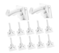 POPETPOP 12pcs Verrous Invisibles de Sécurité pour Tiroirs et Portes, Adhérence Forte en Abs, Assurance Sécurité pour Armoires des Bébés et Tout-petits