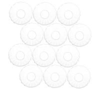 POPETPOP 12pièces Bac Récupérateur Huile De Bougie Protège-Gouttes De Bougie Récupérateur De Gouttes pour Bougies Bougeoir De Table Support De Gouttes De