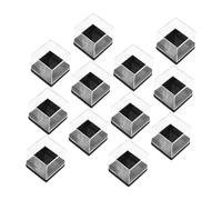 POPETPOP 12pièces Boîte De Présentation Transparente Pour Pierres Minérales Coffret Robuste Et Indéformable Stockage Sécurisé Pour Collection Personnelle