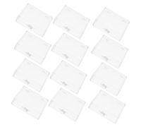 POPETPOP 12pièces Boîte de Rangement pour Faux Ongles Organisateur de Capsules Ongles Conteneur Transparent pour Accessoires de Nail Art Boîte de Rangement Portable pour Petits Objets