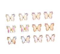 POPETPOP 12pièces Breloques pour Ongles Décorations pour Nail Art DIY Ornements Créatifs pour Manucure Style Aléatoire