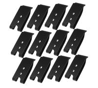 POPETPOP 12pièces Clips Métal pour Étuis Clip Ceinture Métal Support Pochette Fixations Ceinture Poche Compatibles avec Étuis Et Autres Accessoires Noir