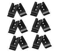 POPETPOP 12pièces Fermoir Clip Ceinture pour Téléphone Portable Boucle de Ceinture Porte-clés Supports à Ressort à Crochet Clips de Rangement Divers pour Outils Fixation