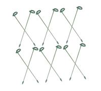 POPETPOP 12Pièces Piquets de Support pour Plantes Orchidées Tuteurs Plastique Réutilisables pour Fleurs Pot Soutien Décoratif et Ajustement Personnalisé