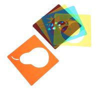 POPETPOP 12pièces Pochoirs pour Dessin Garçon Fille Plastique pour Activités Créatives Préscolaires sur Papier Bois Tissu