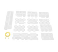 POPETPOP 13 pièces Moule Silicone Clavier Mécanique DIY Créatif pour Keycaps Époxy et Facile à Nettoyer Couleur Aléatoire Couleur Aléatoire