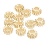 POPETPOP 14, Boutons de Réglage Hexagonaux, Accessoires pour Guitare Acoustique et Électrique, Pièces Détachées Robustes pour Accordeur de Tête