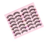 POPETPOP 14paires Extensions de Cils de Cils Individuels Recourbés Cosmétiques Faciles à Appliquer et Réutilisables