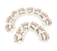 POPETPOP 14Pièces Cartes pour Bébés Durable Personnalisé pour Nouveaux Parents Souvenirs Premier