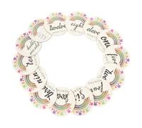 POPETPOP 14pièces Lot De Cartes Mensuelles Pour Inscription Jalons Cartes Étapes Peintes Fournitures
