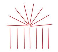 POPETPOP 15 Pièces Bâtonnets de Parfum en Plastique pour Brûleur de Parfum Électrique Rouge, Accessoires Pratiques pour Diverses Occasions et Installation Facile