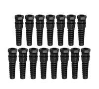POPETPOP 15 Pièces Presse-étoupe Étanche en Nylon pour Câbles 3-6,5mm Protection la Torsion et Maintien de Câble, pour Installations Marines et Lignes D'automatisation