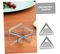 POPETPOP 15 pièces Set de Triangulaires Inox Moules Biscuits Découpe Pâte Fondant Outils Pâtisserie Maison Professionnelle
