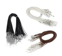 POPETPOP 150 Pendentifs pour Collier en Corde Cirée, Accessoires de Bijouterie Multicolores, Convient pour Ateliers de Création et Loisirs Créatifs