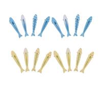 POPETPOP 16 Pièces Barrettes à Pression en Alliage de Poisson pour Fille, Gestion Douce des Franges, Accessoires Cheveux Mignons pour Festivals et Fêtes