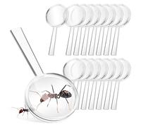 POPETPOP 16 pièces Loupe de Lecture Portable Loupe de Poche à Main Ergonomique pour Garçon Fille Exploration Lecture Artisanat