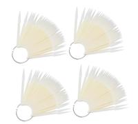 POPETPOP 160pièces Bâtonnets pour Faux Ongles Capsules Nail Art Présentoir Vernis Ongles Nuancier Coloration Manucure Pédicure