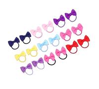 POPETPOP 18 pcs Élastiques à Cheveux avec Nœuds Grosgrain pour et Bébés Bandes Élastiques Colorées pour Coiffures de Poney et Pigtails Aléatoires Couleur Aléatoire Couleur Aléatoire